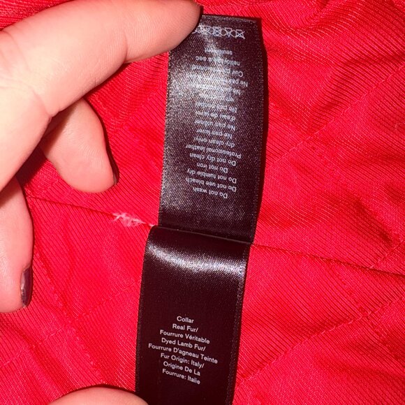 Rag & Bone Mackenzie Leather Biker Jacket Shearling Collar - Picture 8 of 13